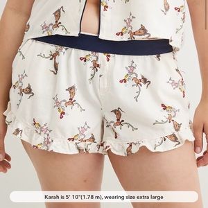 Aerie Cindy Lou Who Flannel Ruffle Boxer